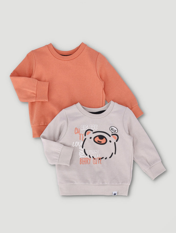 Baby Boys 2 Pack Beary Cute Sweats