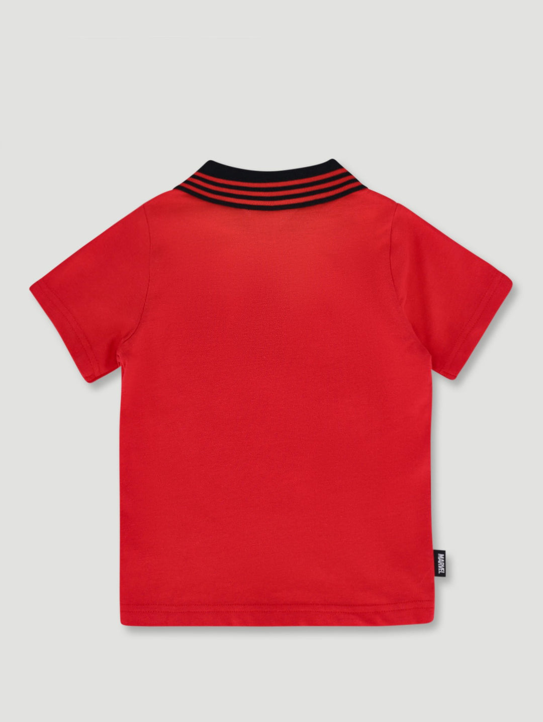 Pre-Boys Spiderman Pique Golfer - Red