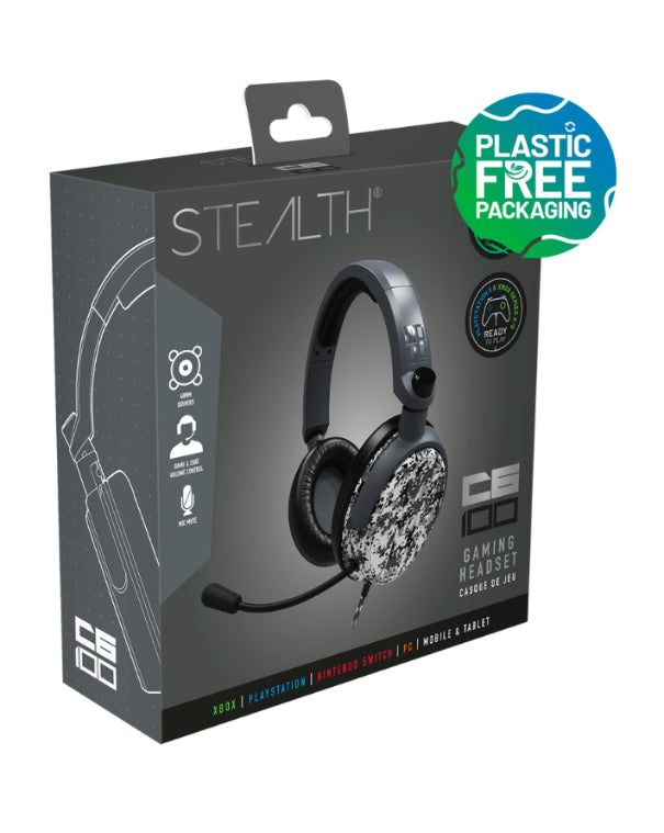 C6-100 Gaming Headset Grey