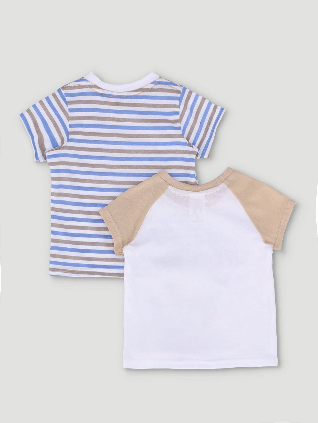 Baby Boys 2 Pack Everyday Animal Surfer Tee - Blue