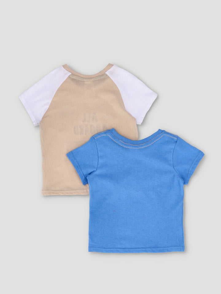 Baby Boys 2 Pack Everyday Scooter Tee - Blue