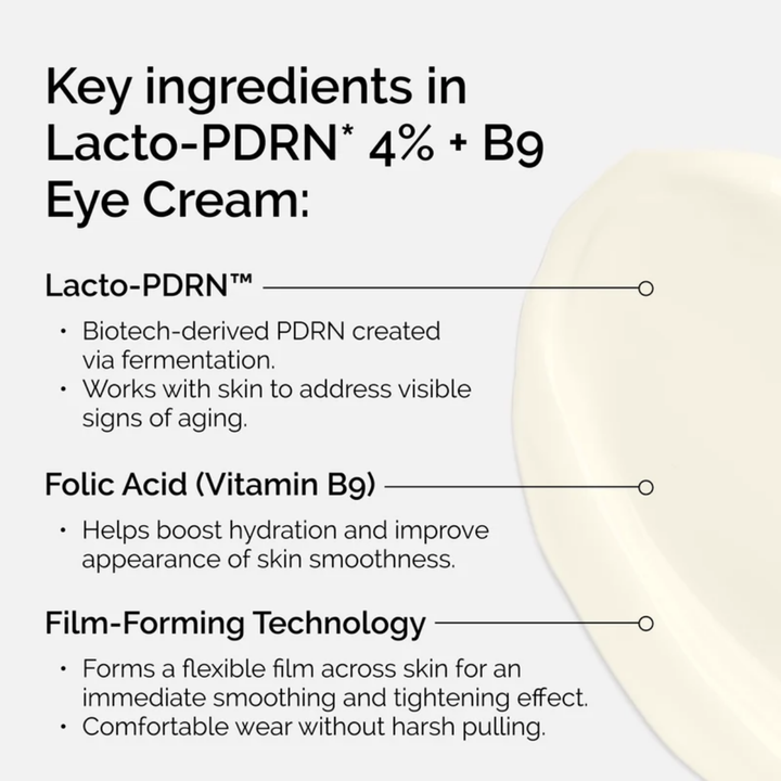 Lacto-PDRN* 4% + B9 Eye Cream