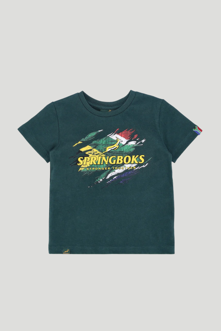 Pre-Boys Springbok SA Flag Top - Green