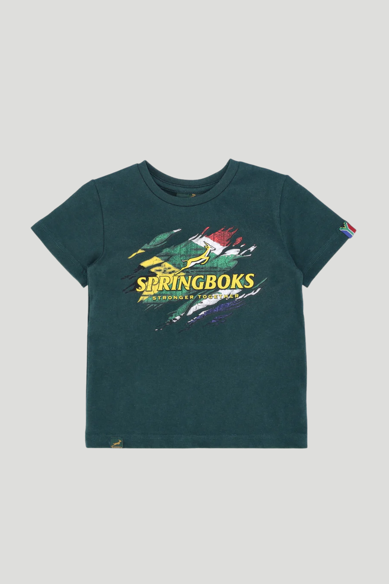 Pre-Boys Springbok SA Flag Top - Green