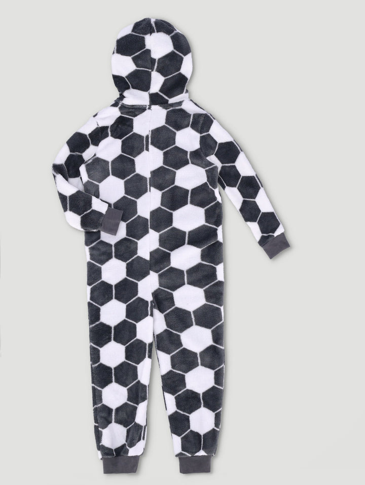 Pre-Boys Soccer Onesie - Charcoal