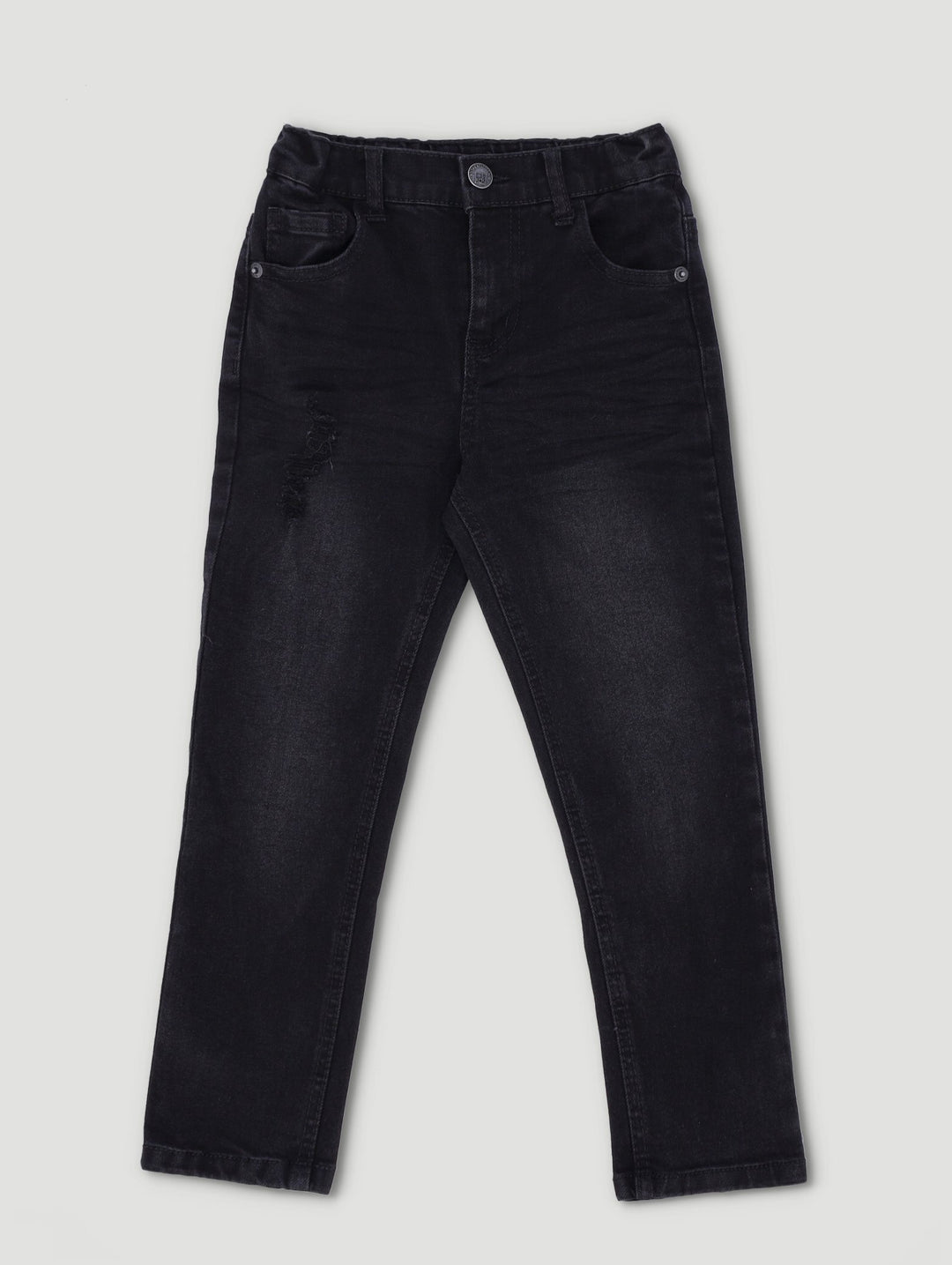 Pre-Boys Fashion Denim Jeans - Black
