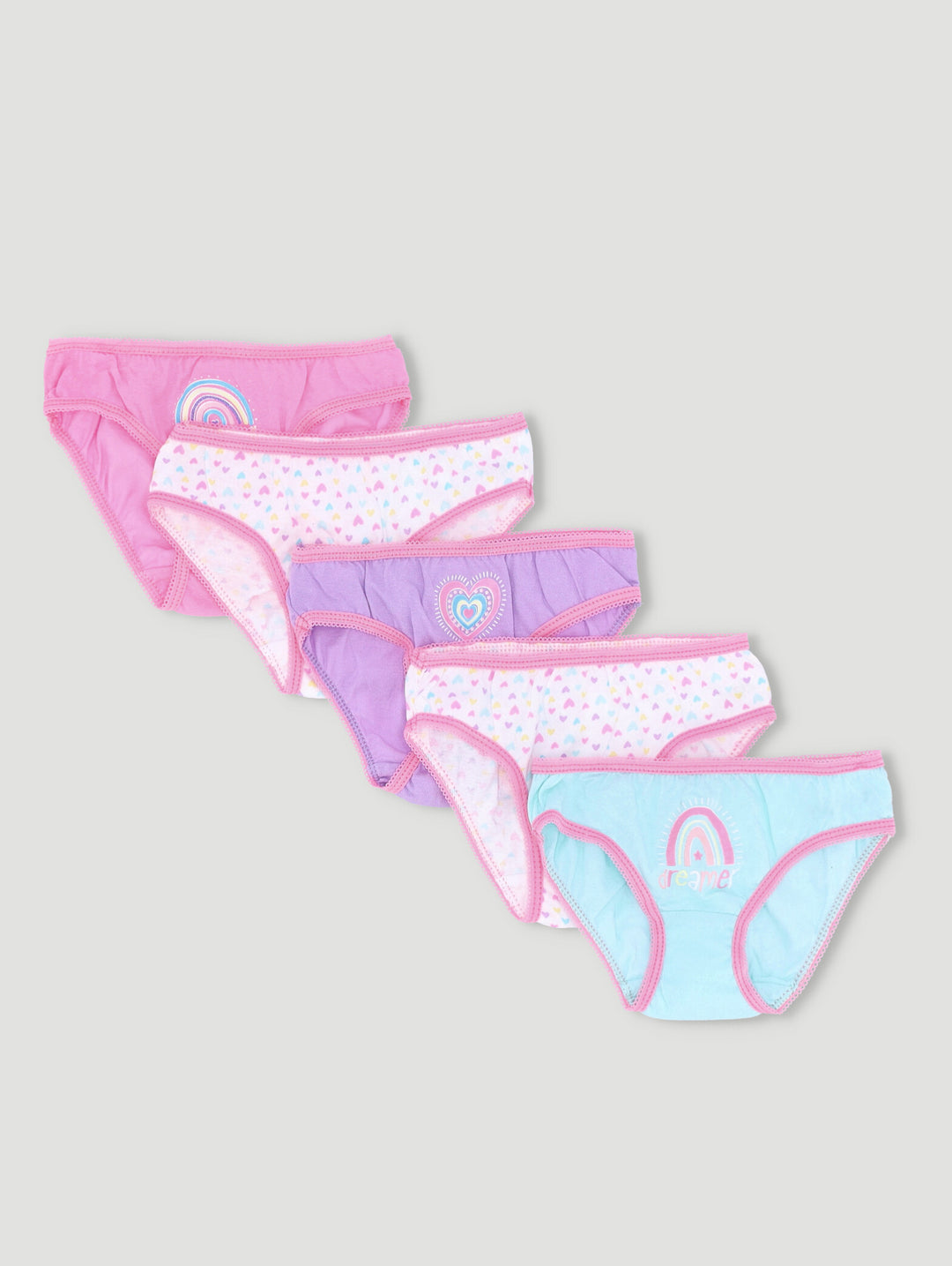 Pre-Girls 5 Pack Pencil Case Novelty Panties