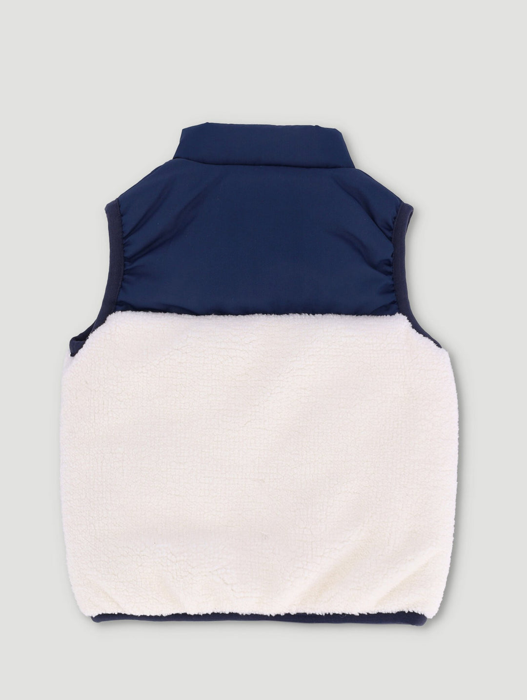 Baby Boys Sleeveless Puffer Jacket Navy