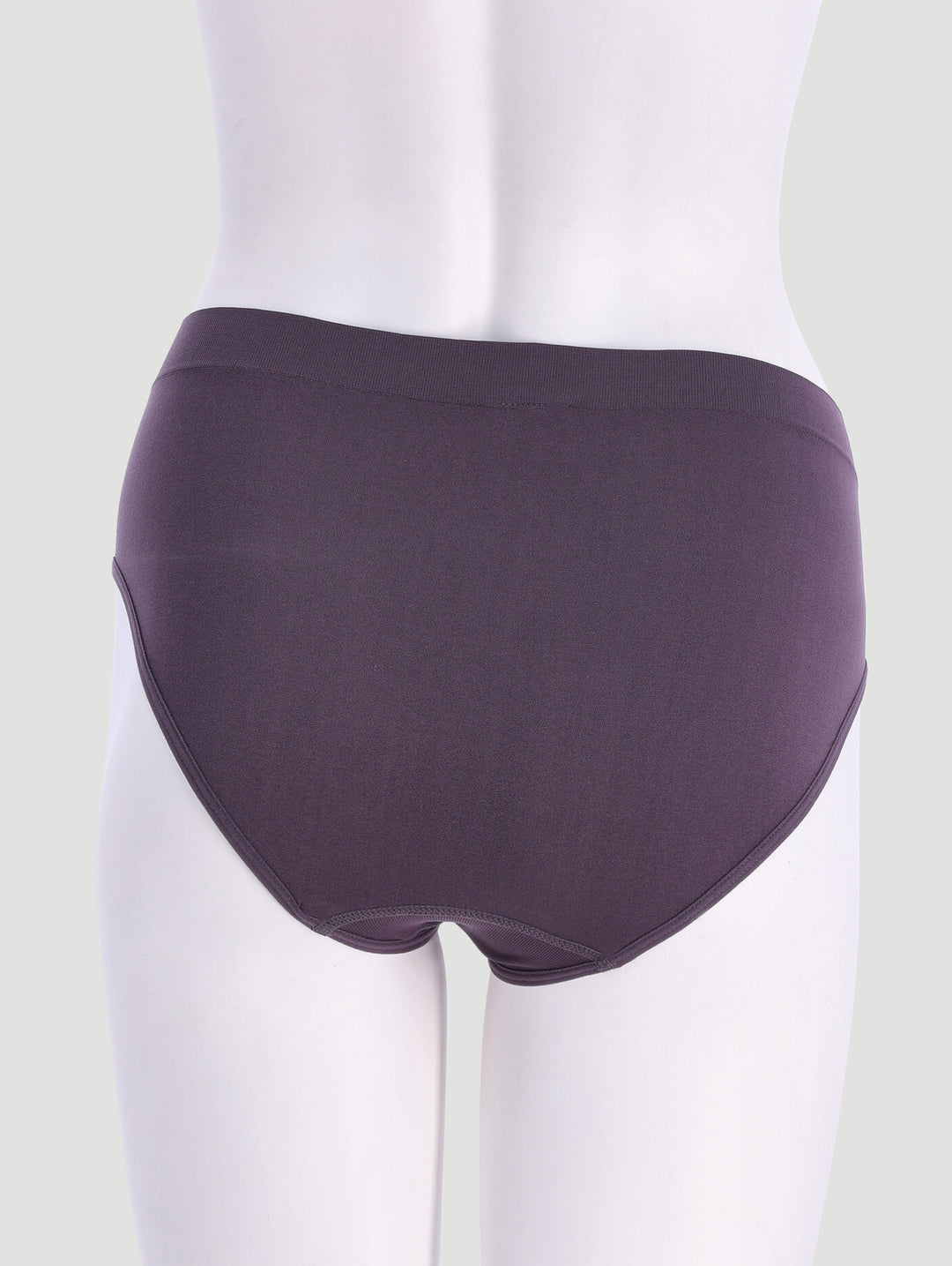 3 Pack Hi-Cut Panties- Dusty Rose/Pearl/ Dark Grape