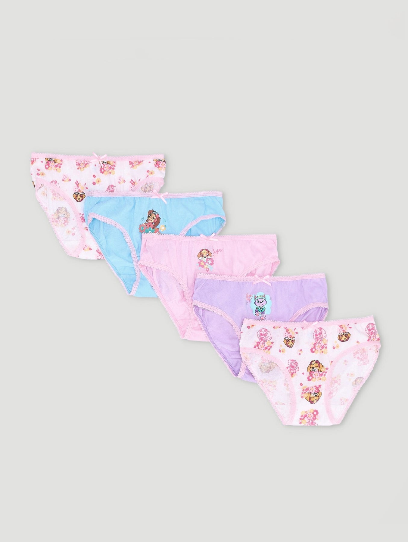 PreGirls 5 Pack Paw Patrol Panties Pink Edgars