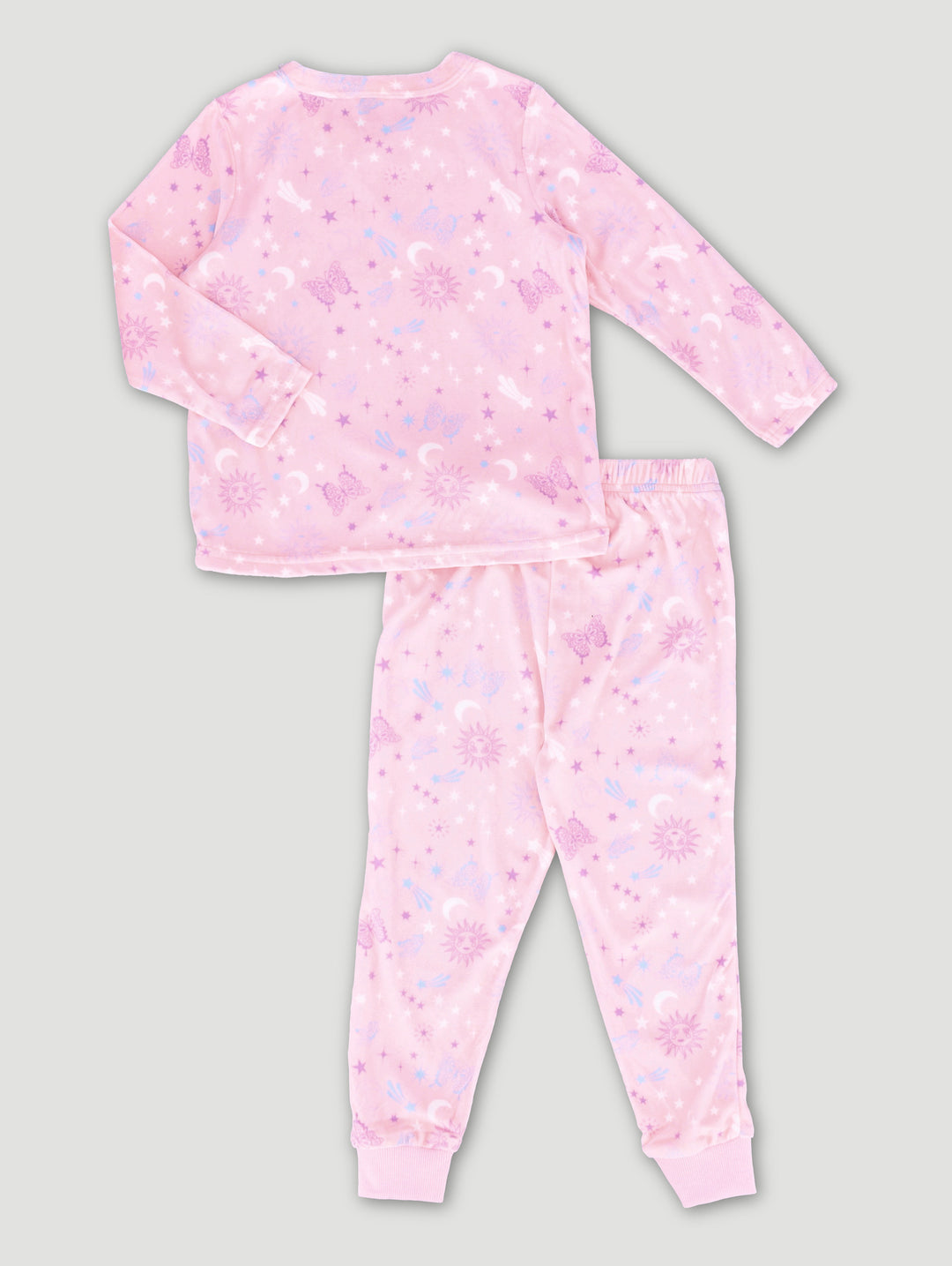 Pre-Girls Brushed Velour Sleepset - Pink