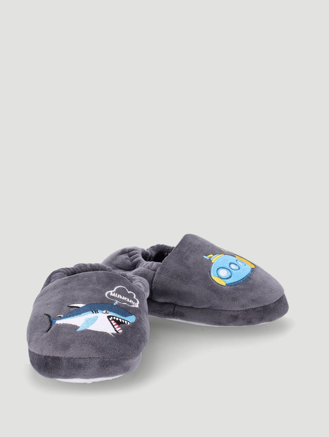 Pre-Boys Shark Slipper - Grey