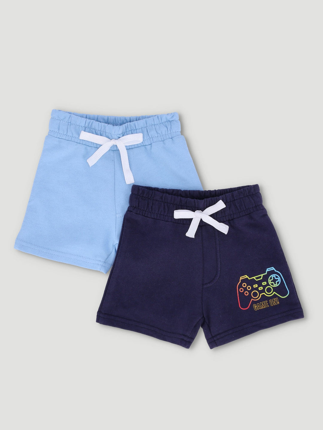 Baby Boys 2 Pack Everyday Gaming Shorts - Blue