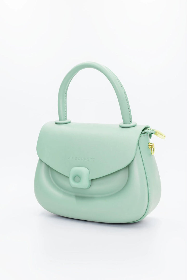 Florence Flap Bag With Top Handle - Sage