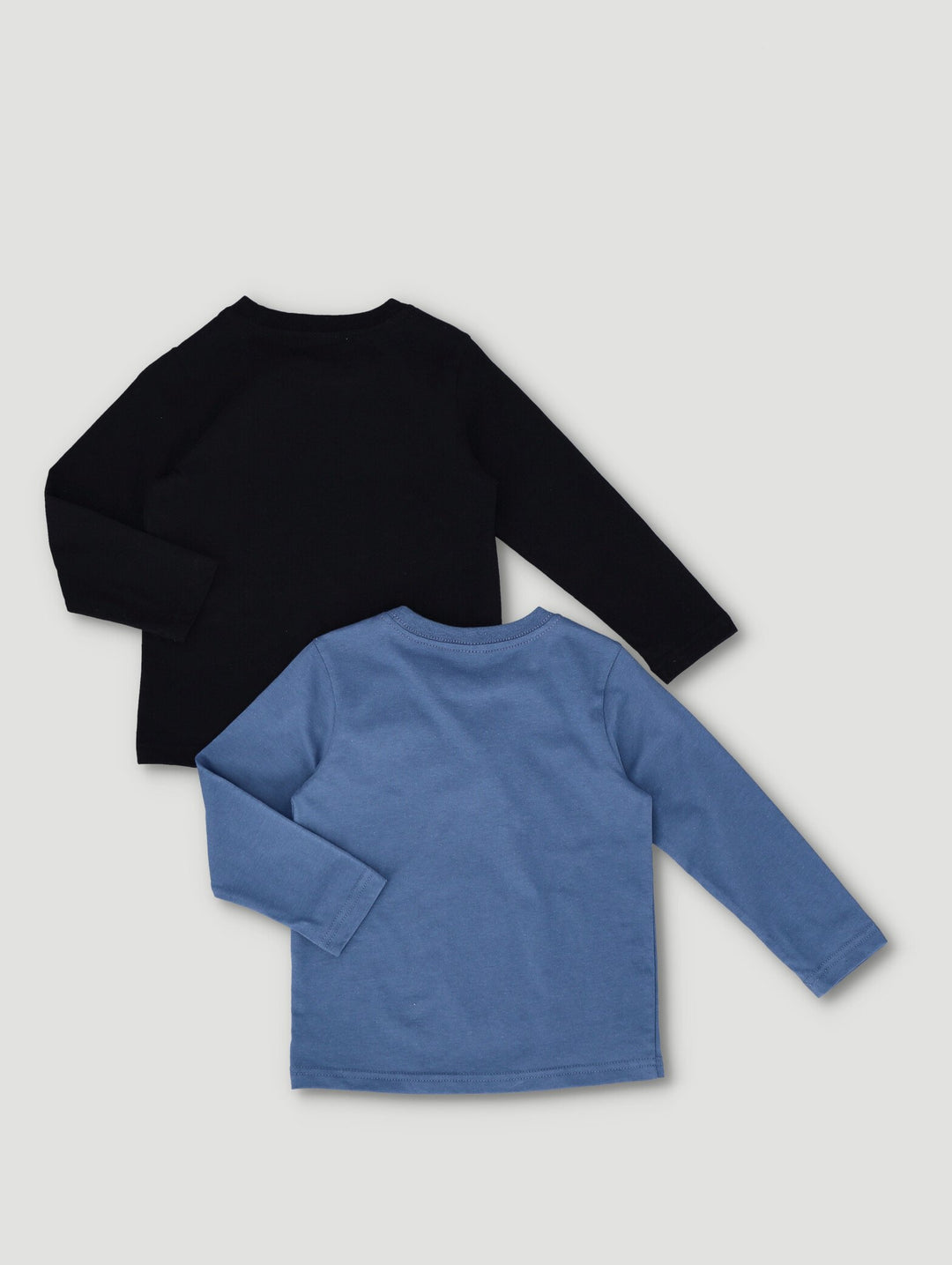 Pre-Boys 2 Pack Long Sleeve Tees - Black/Blue
