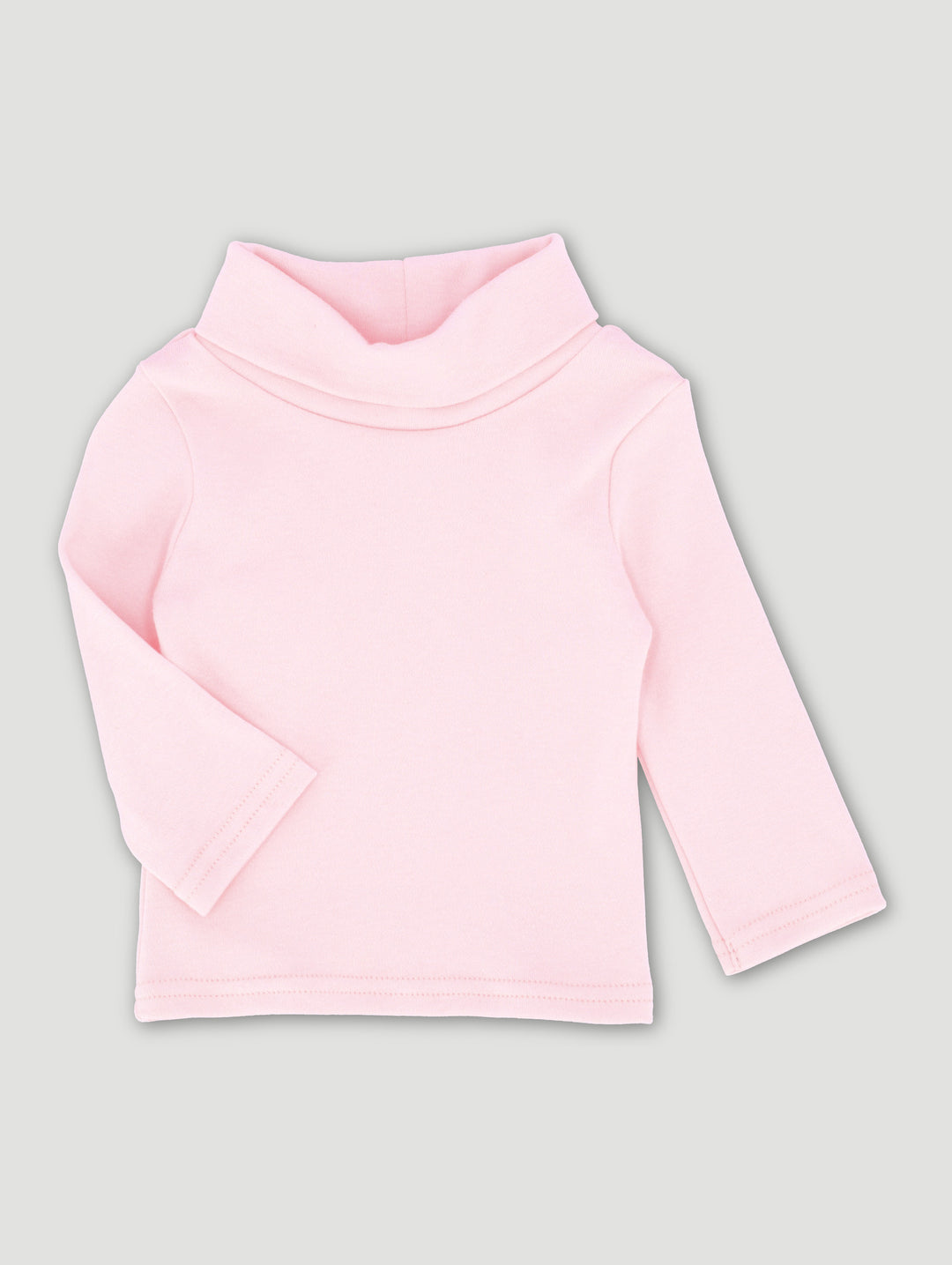 Baby Girls Poloneck Top - Pink