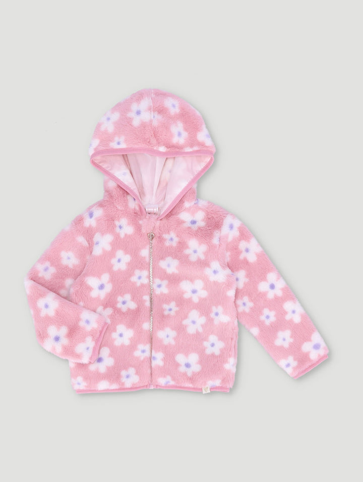 Pre-Girls Faux Fur Jacket