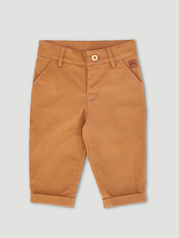 Keedo Baby Boys Premium Pant - Tobacco