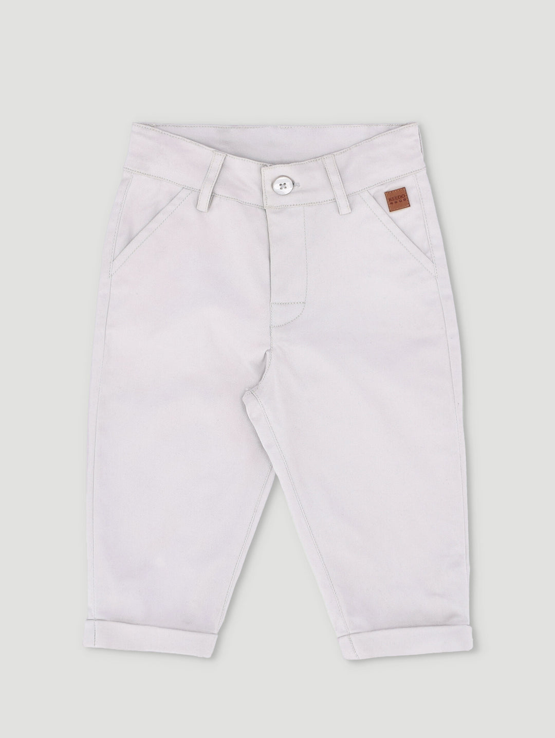 Keedo Baby Boys Premium Chino Pant - Grey