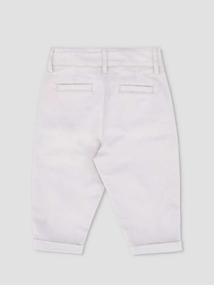 Keedo Baby Boys Premium Chino Pant - Grey