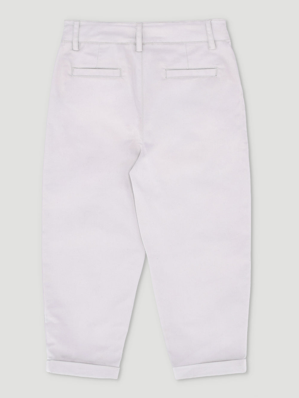 Keedo Boys Premium Chino Pant - Light Grey