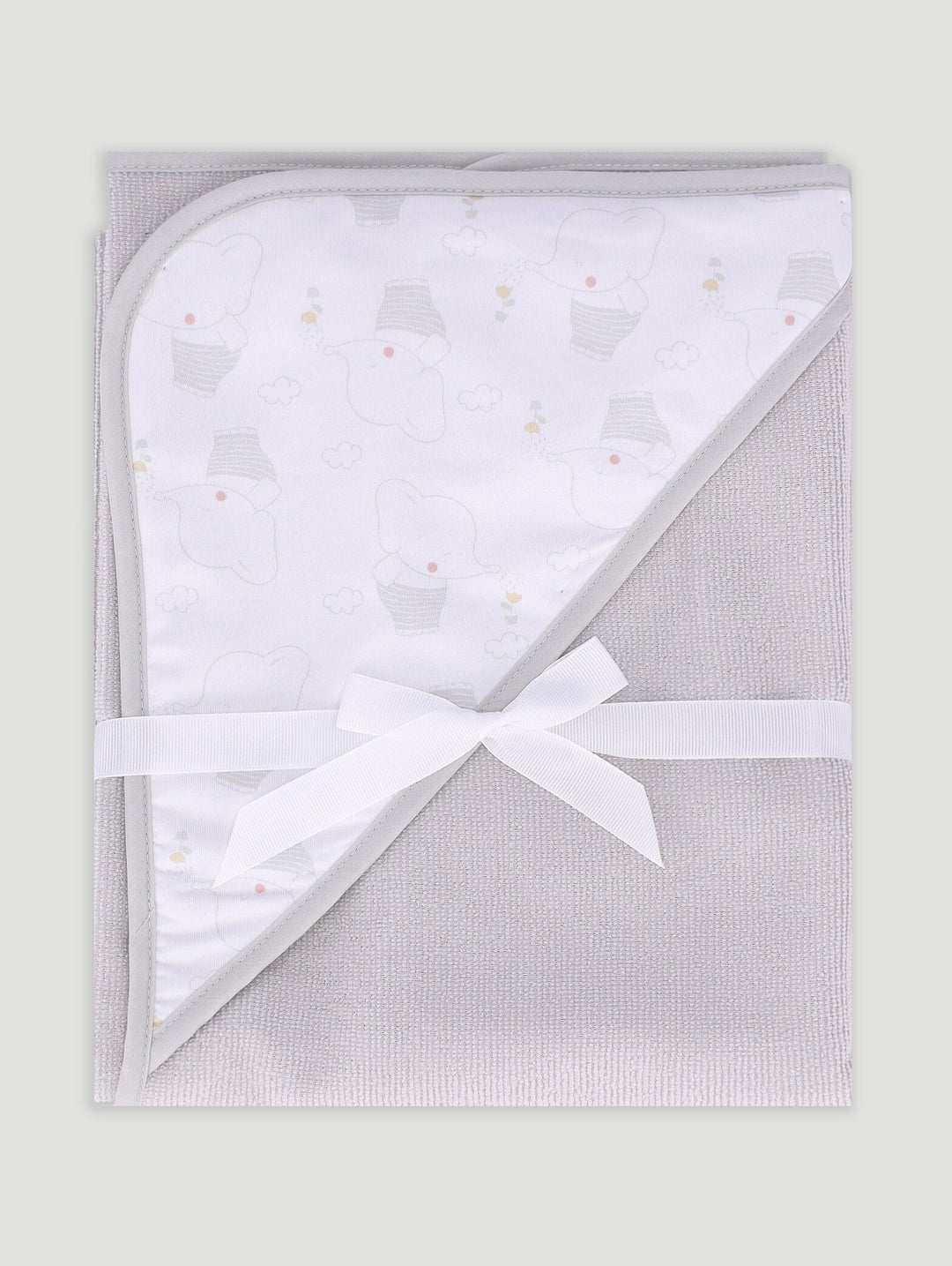Baby Hooded Towel Grey – Edgars