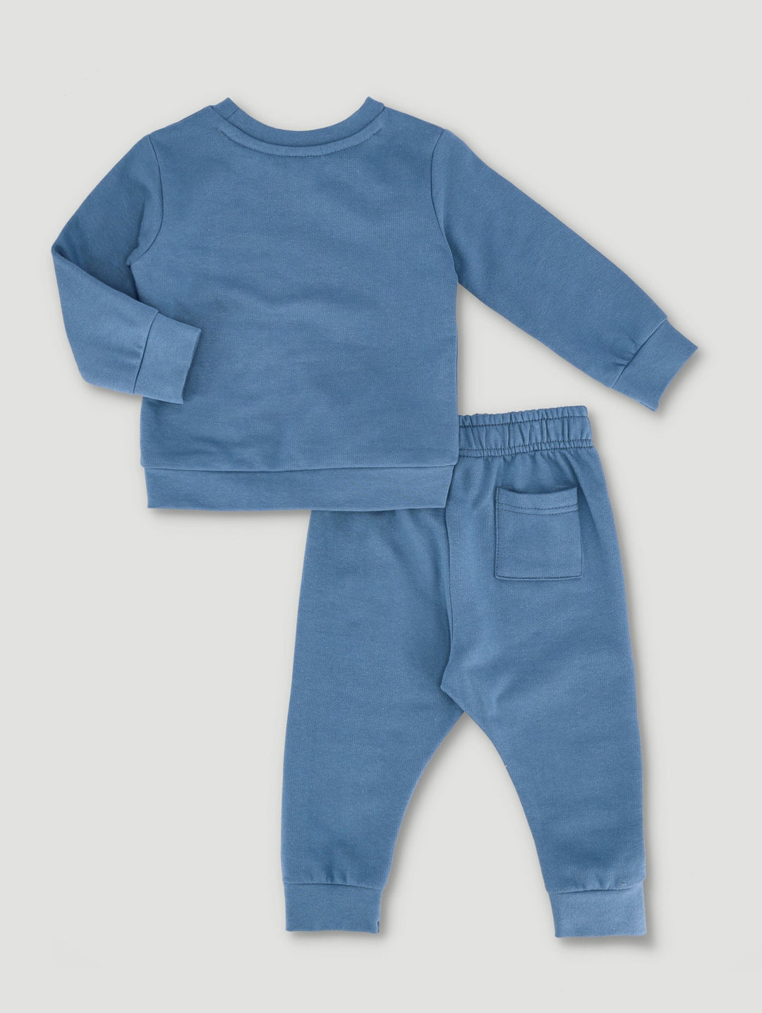 Baby boys Statement  Im The Boss Fleece Set - Blue