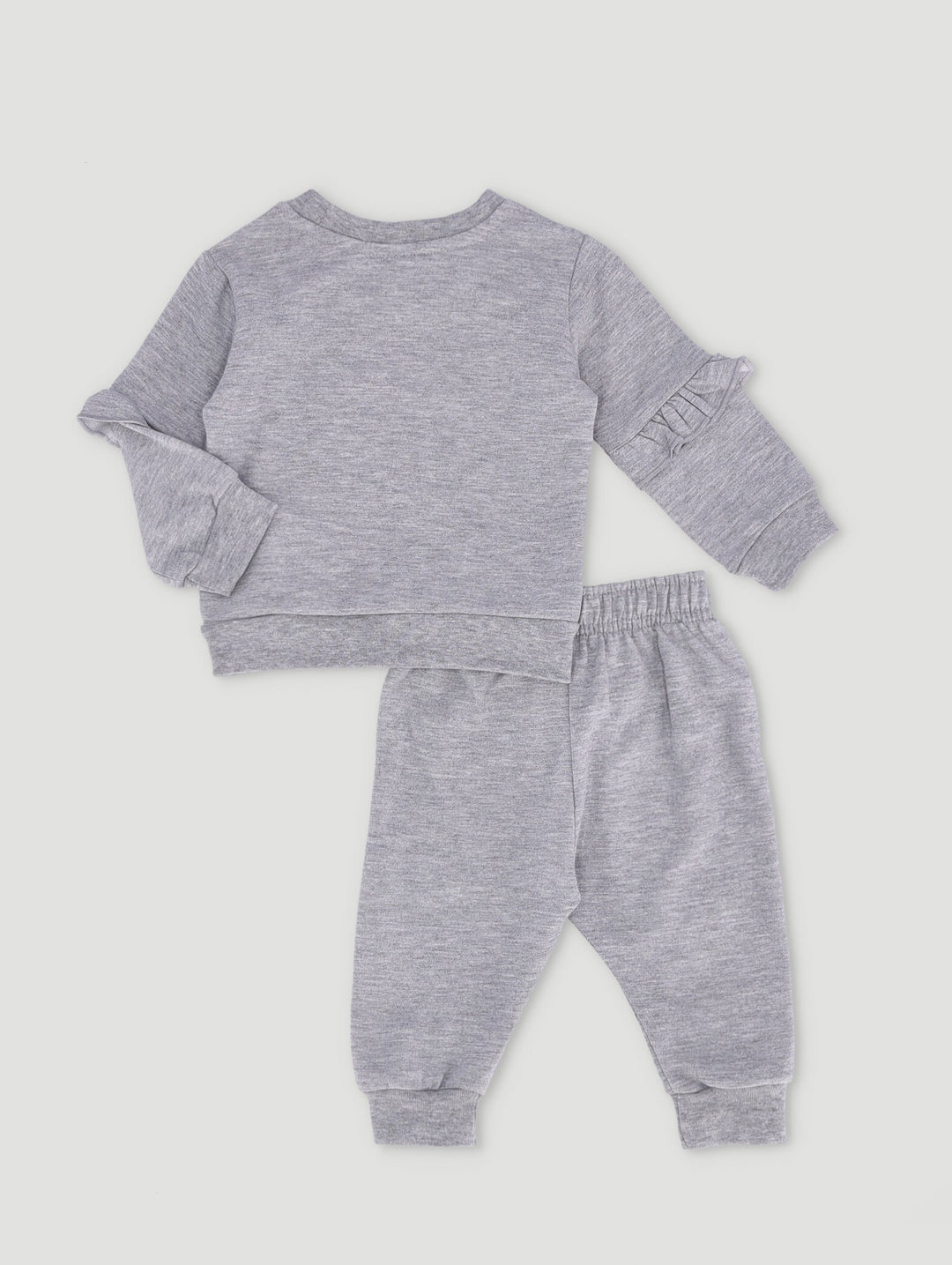 Baby Girls Cutie Frill Tracksuit - Grey