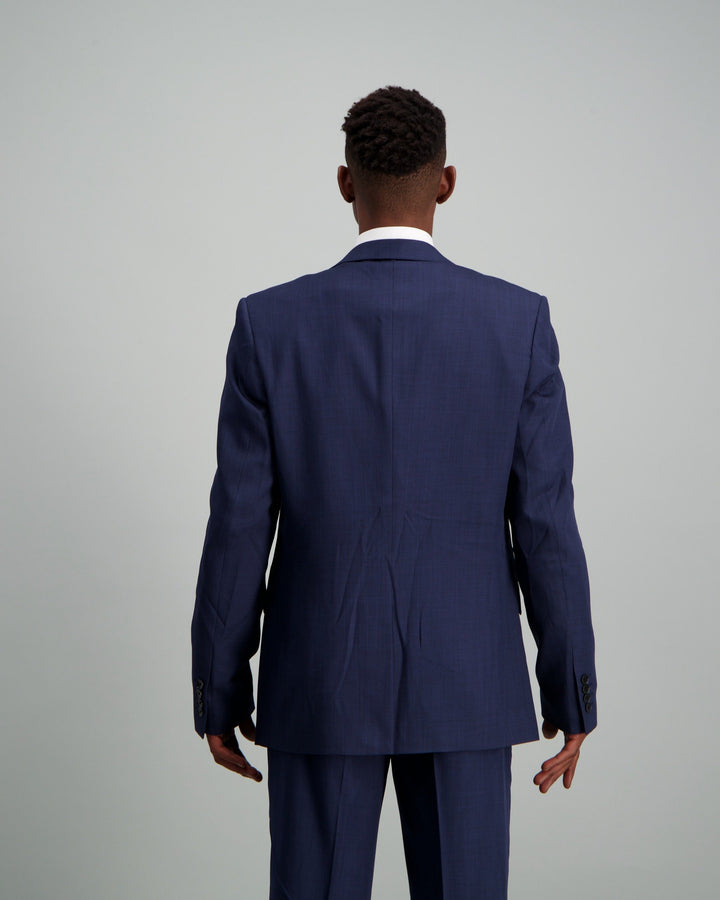 Men's Blue Regular Fit Suit Jacket - Dark Blue