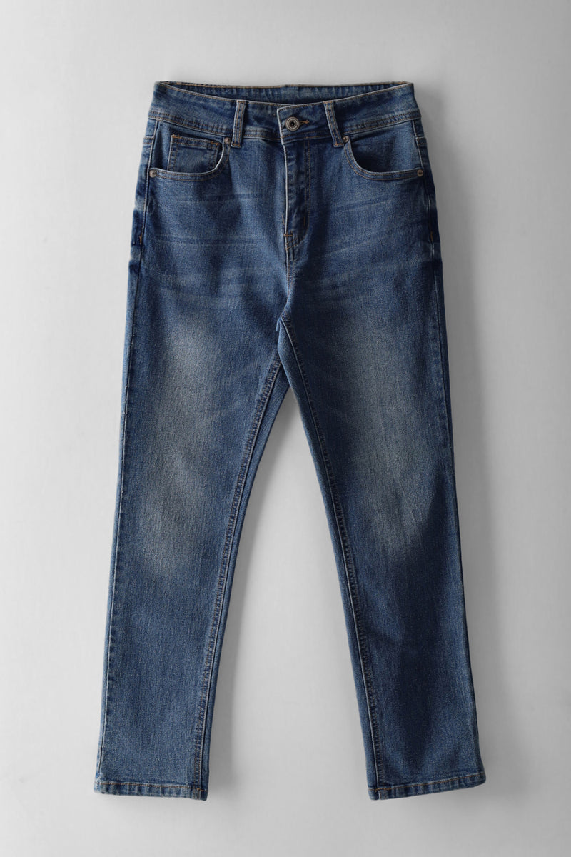 Boys Saddle Jean - Mid Blue