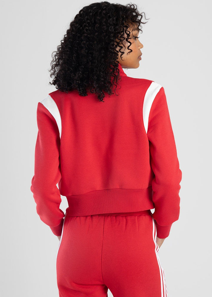 Branded College Jacket - Red