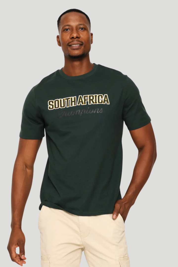 SA Champs Heavy Weight Tee - Dark Green