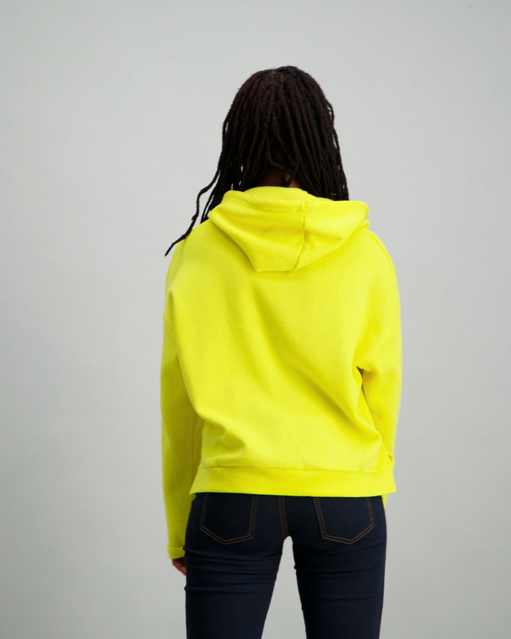 Ladies Hoodie - Bright Yellow