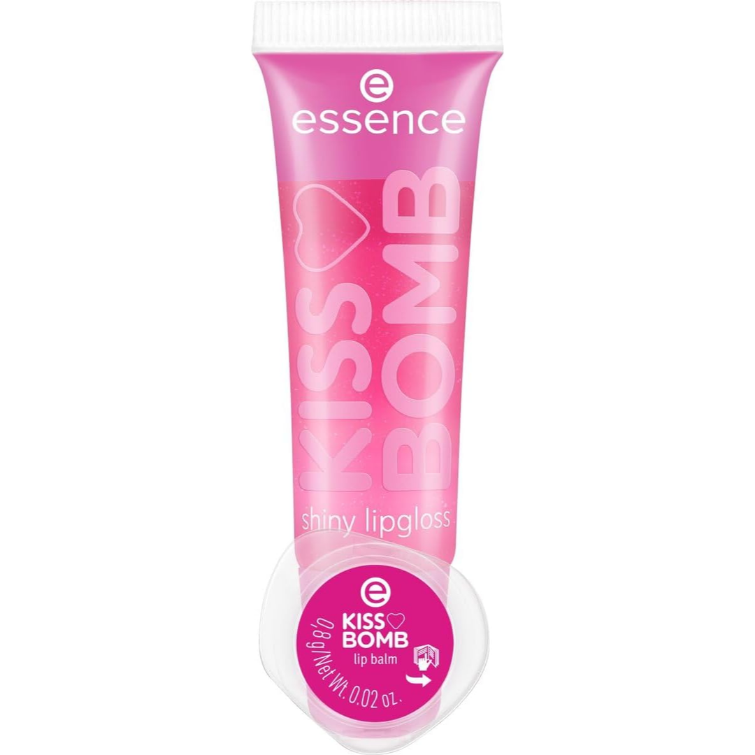 Kiss Bomb Shiny Lipgloss & Lip Balm