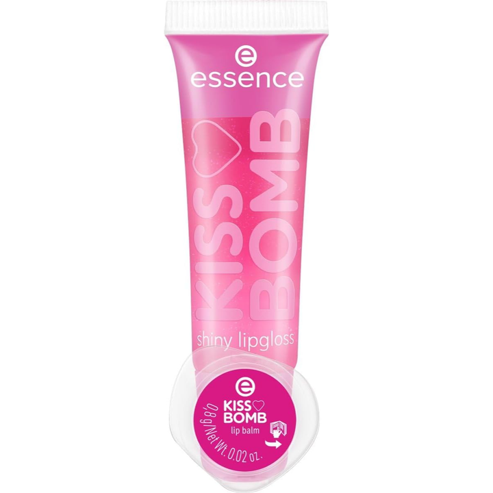 Kiss Bomb Shiny Lipgloss & Lip Balm