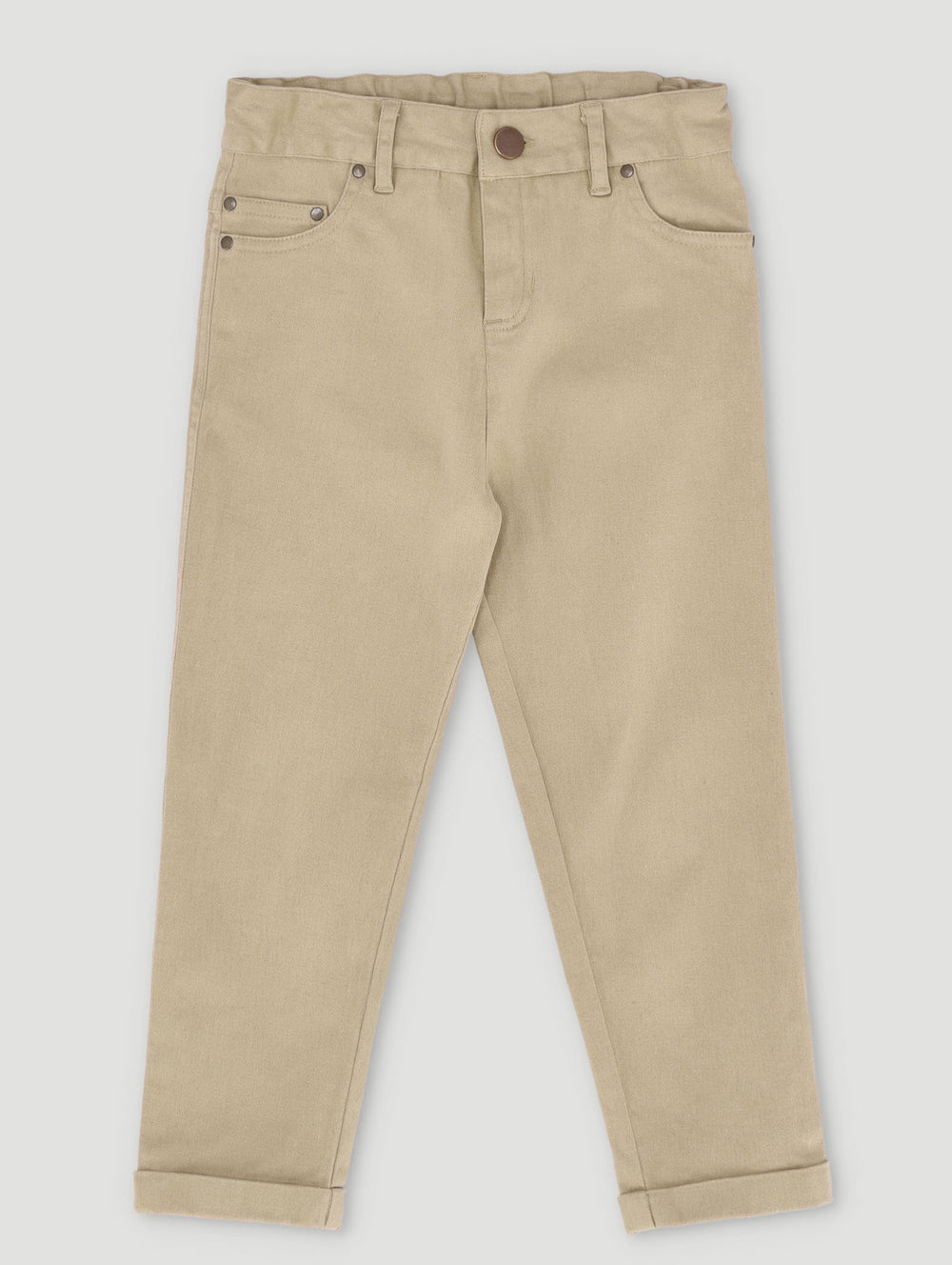 Keedo Boys Denim Pant - Tan