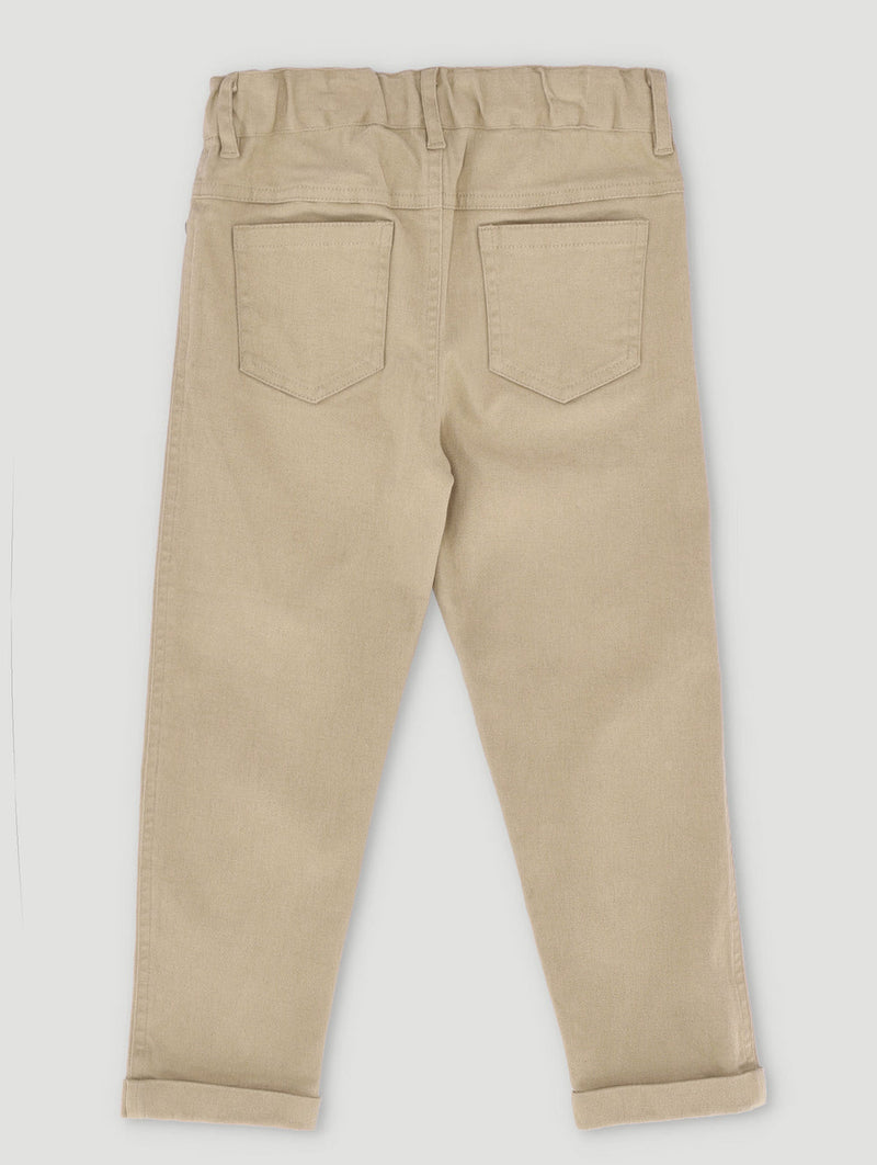 Keedo Boys Denim Pant - Tan