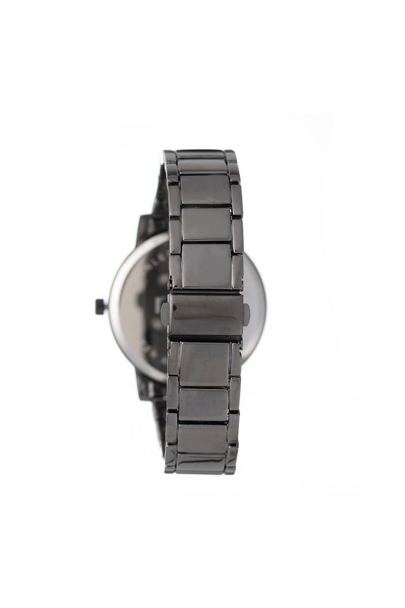Revlri Gunmetal Case Black Dial Watch - Gunmetal