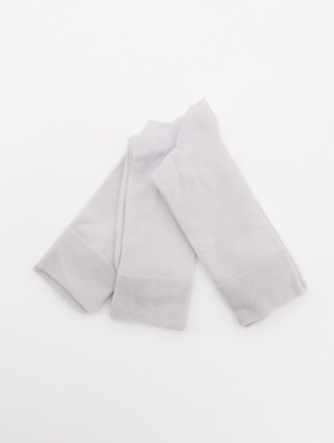 Men's 3 Pack Plain Anklets - White