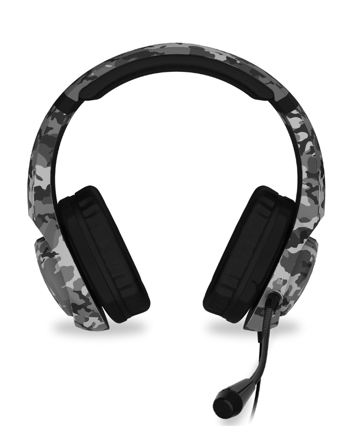 XP Commander Multiformat Stereo Gaming Headsets Camo Black/Grey