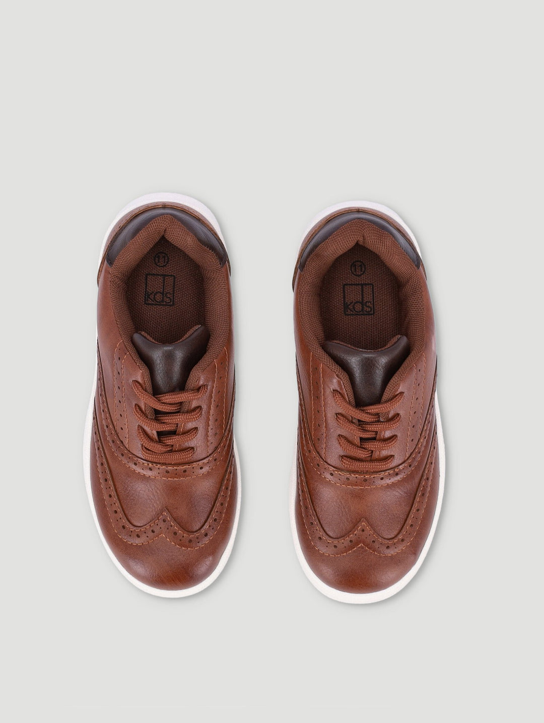 Pre-Boys Brogue Sneaker - Brown