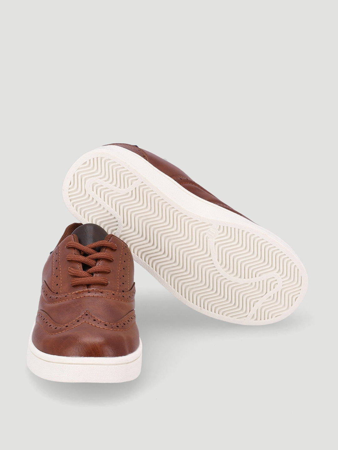 Pre-Boys Brogue Sneaker - Brown