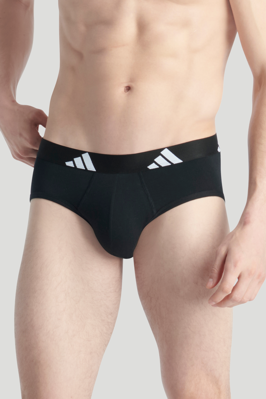 3 Pack Active Flex Cotton Brief - Black/Blue