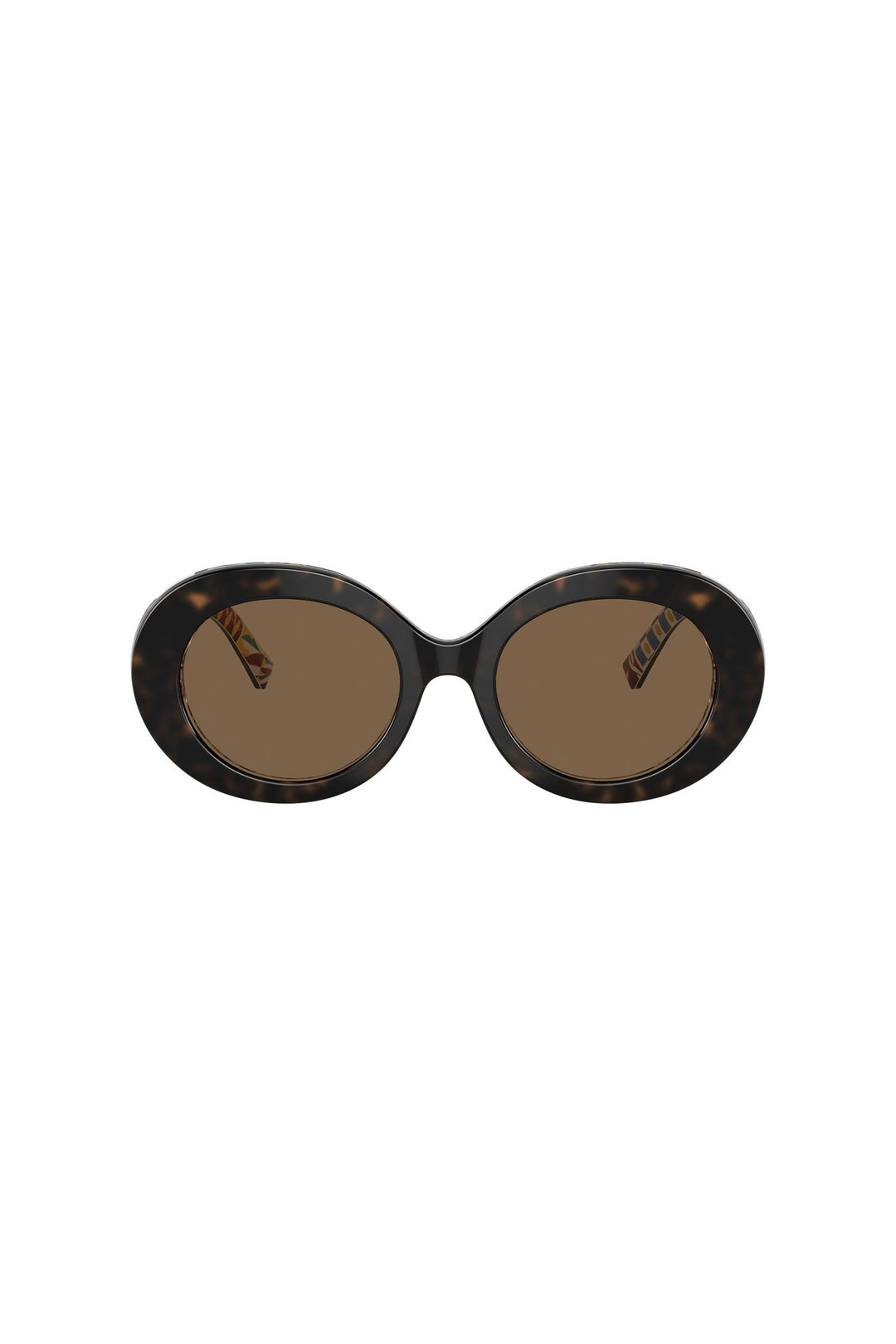 Oval Frame Sunglasses - Tortoise Shell