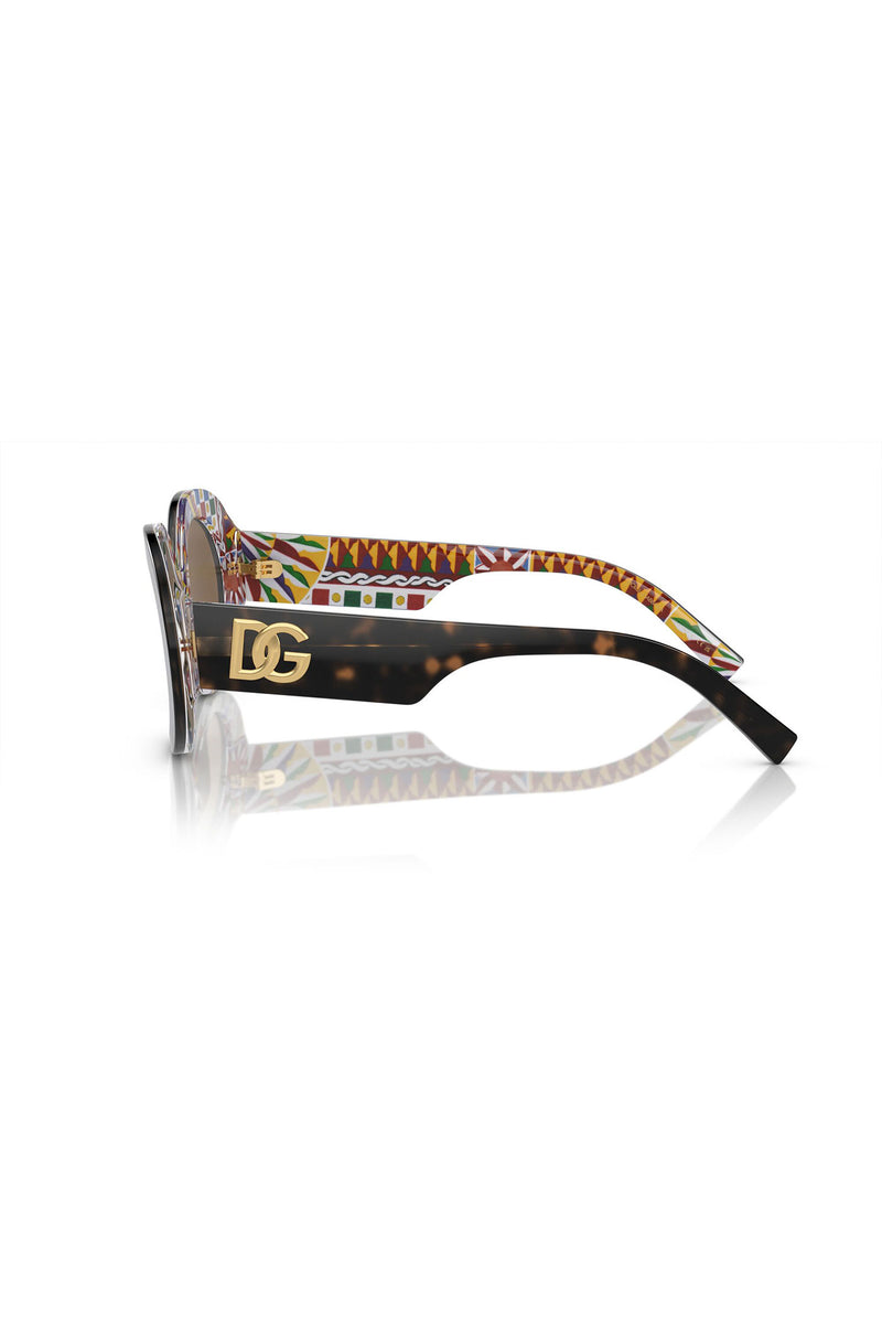 Oval Frame Sunglasses - Tortoise Shell