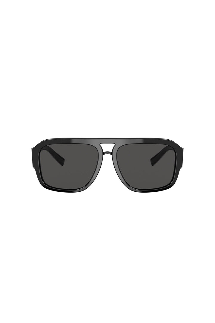 Square Frame Sunglasses - Black