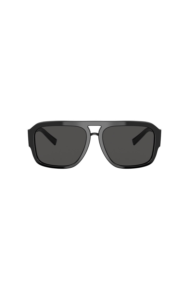 Square Frame Sunglasses - Black