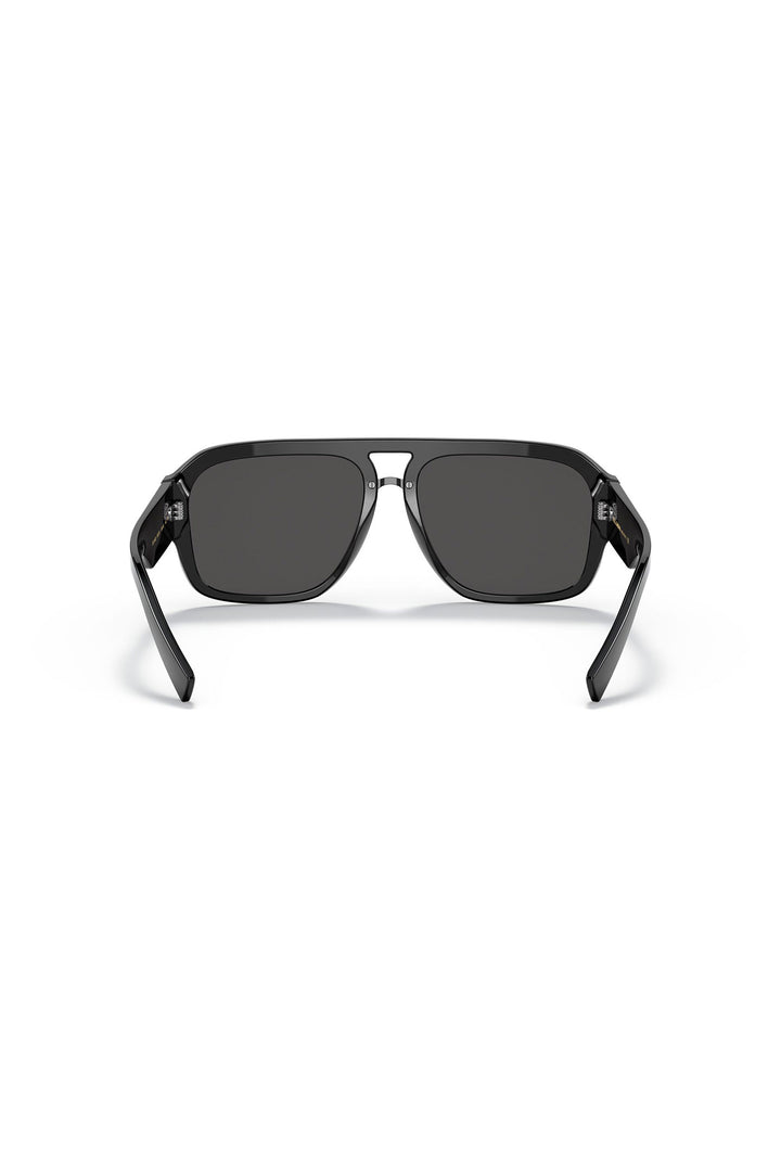Square Frame Sunglasses - Black