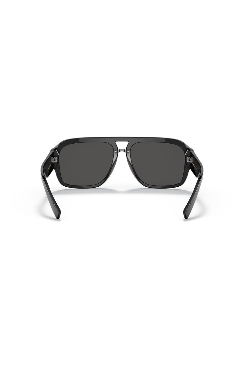 Square Frame Sunglasses - Black