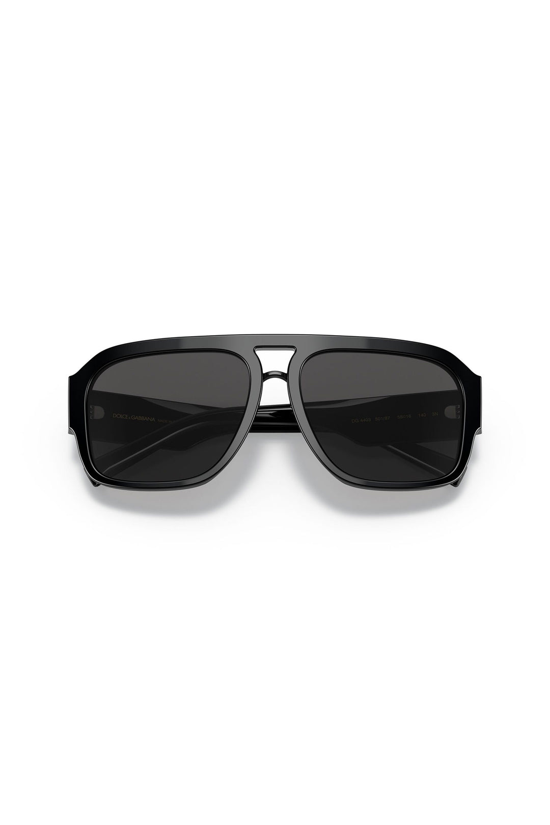 Square Frame Sunglasses - Black